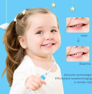 Goodivery Elektrische Kindertandenborstel Blauw