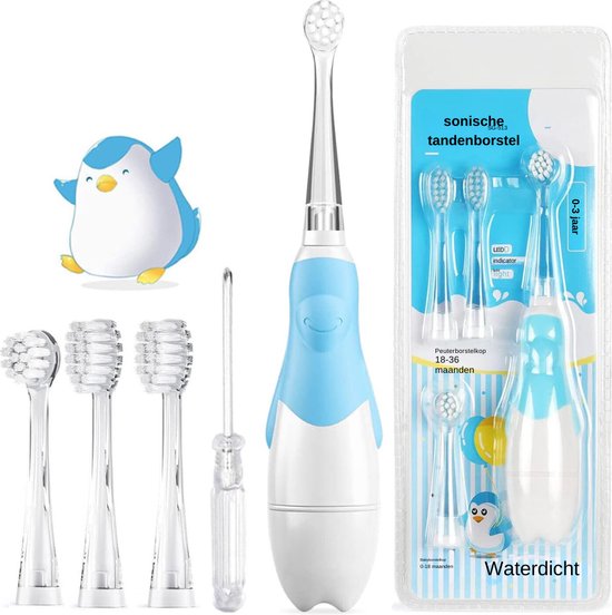 Goodivery Elektrische Kindertandenborstel Blauw review