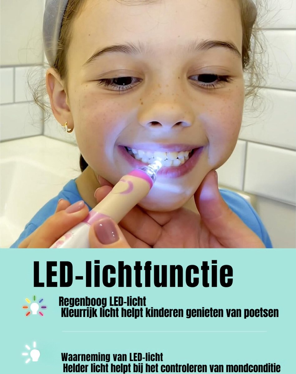 Goodivery Elektrische Kindertandenborstel Groen