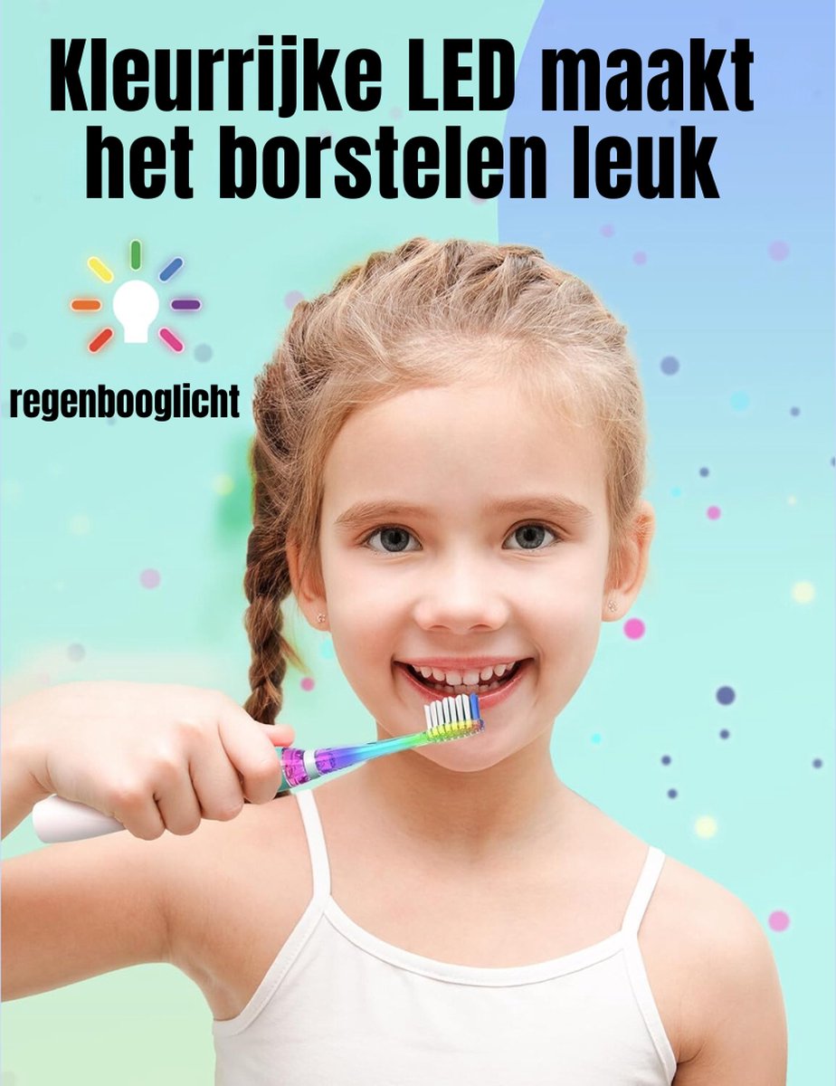 Goodivery Elektrische Kindertandenborstel Groen