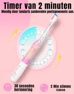 Goodivery Elektrische Kindertandenborstel Roze