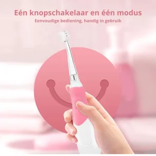 Goodivery Kinderelektrische Tandenborstel Roze