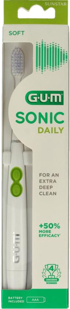 GUM Sonic Daily Elektrische Tandenborstel Wit