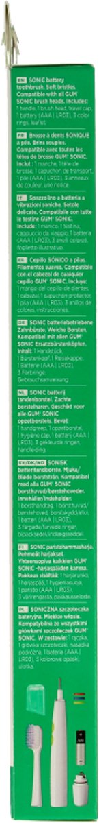 GUM Sonic Daily Elektrische Tandenborstel Wit