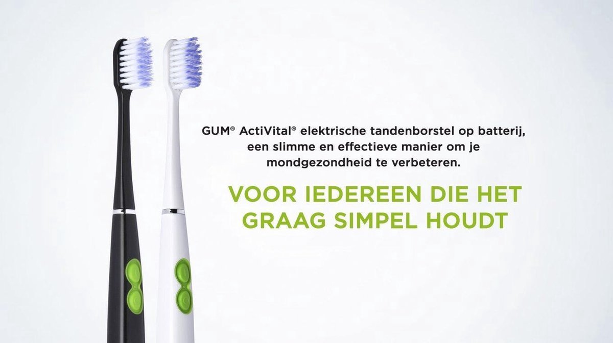 GUM Sonic Daily Elektrische Tandenborstel Wit