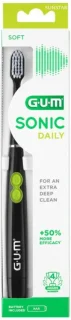 GUM Sonic Daily Elektrische Tandenborstel Zwart - 2 stuks