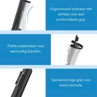HAIDU Elektrische Tandenborstel 3-in-1 Premium Plus Zwart