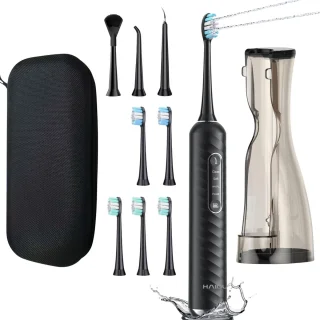 HAIDU Elektrische Tandenborstel 3-in-1 Premium Plus Zwart