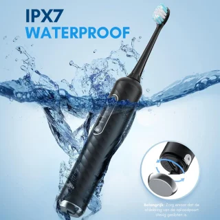 HAIDU Elektrische Tandenborstel 3-in-1 Premium Plus Zwart