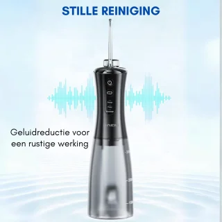 HAIDU Elektrische Tandenborstel en Pro Flow Waterflosser Zwart