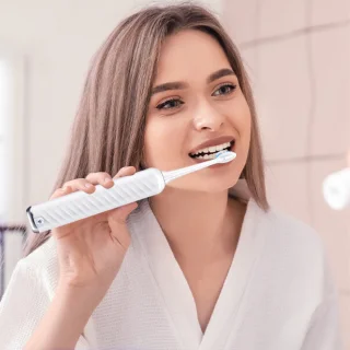 HAIDU Premium Plus 3-in-1 Elektrische Tandenborstel Wit