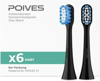 Harde borstelkoppen voor POIVES P1 Pro