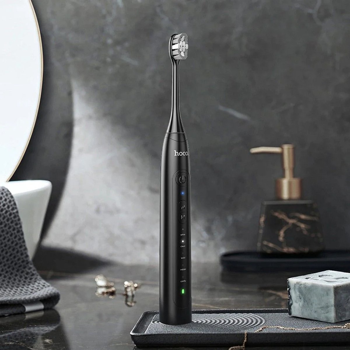 Hoco Elektrische Tandenborstel Zwart USB-C
