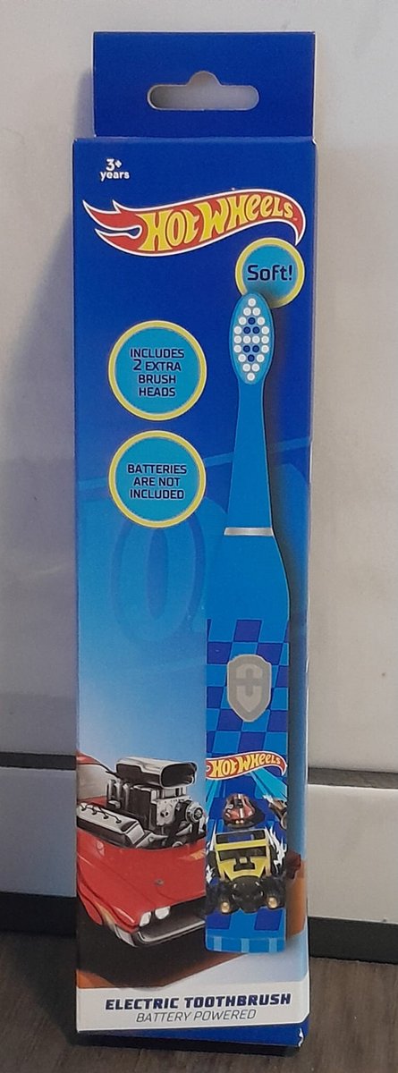 HotWheels Elektrische Kinder Tandenborstel Blauw
