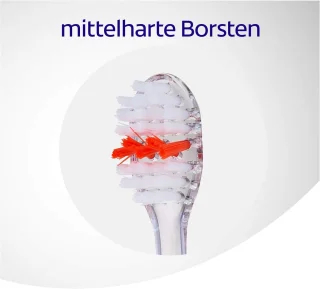 InterX tandenborstel handtandenborstel korte kop blauw