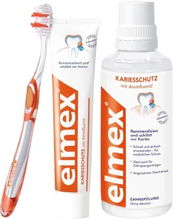 InterX tandenborstel handtandenborstel korte kop blauw
