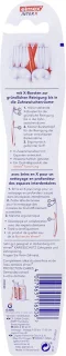 InterX tandenborstel handtandenborstel korte kop blauw