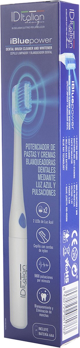 ITALIAN DESIGN Blauwe Elektrische Tandenborstel
