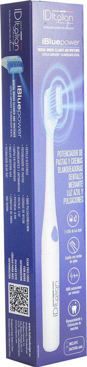 ITALIAN DESIGN Blauwe Elektrische Tandenborstel
