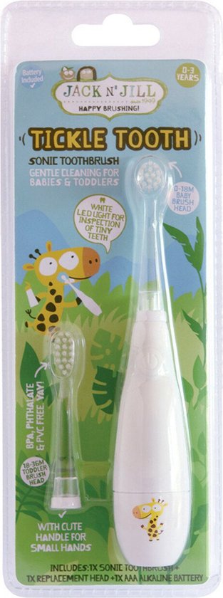 Jack N' Jill Tickle Tooth Elektrische Tandenborstel 0-3Y Organic review