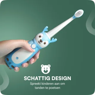 JT Products Sonische Elektrische Baby Tandenborstel Blauw 1-4 Jaar