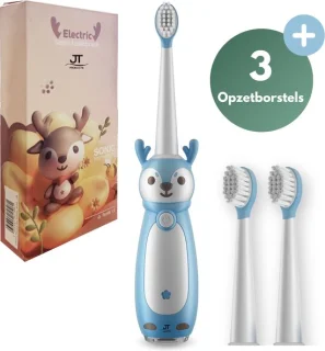 JT Products Sonische Elektrische Baby Tandenborstel Blauw 1-4 Jaar