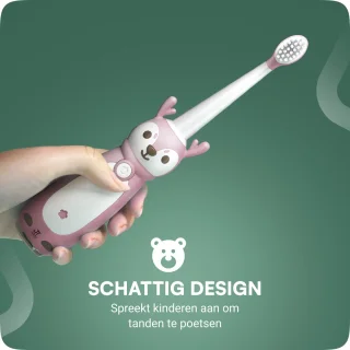 JT Products Sonische Elektrische Baby Tandenborstel Roze