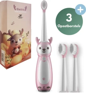 JT Products Sonische Elektrische Baby Tandenborstel Roze