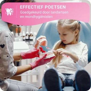 JT Products Sonische Elektrische Tandenborstel Roze Konijn voor Kinderen