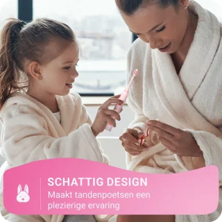JT Products Sonische Elektrische Tandenborstel Roze Konijn voor Kinderen