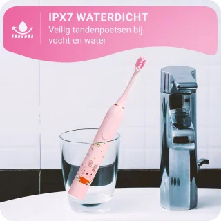 JT Products Sonische Elektrische Tandenborstel Roze Konijn voor Kinderen