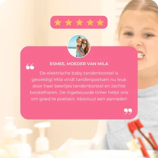 JT Products Sonische Elektrische Tandenborstel Roze Konijn voor Kinderen