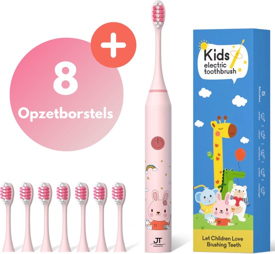 JT Products Sonische Elektrische Tandenborstel: Tandenpoetsen wordt een Pinke Plezier!