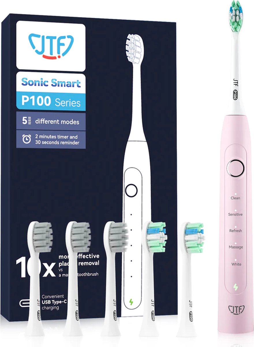 JTF Sonic P100 elektrische tandenborstel roze