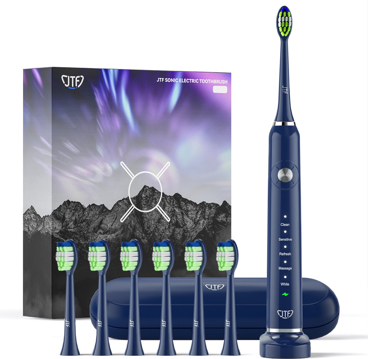 JTF Sonic P200 elektrische tandenborstel Marine blauw