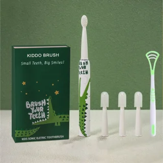 Kiddo Brush Elektrische Tandenborstel Kinderen Krokodil