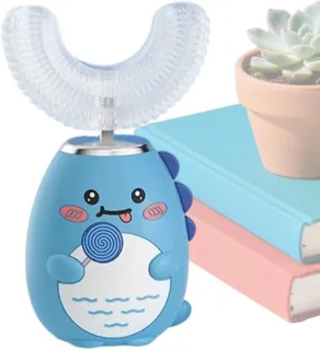 Kindertandenborstel, elektrische U-borstel, meisjes roze