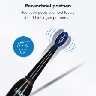La Bora XM-801 Elektrische Tandenborstel Zwart
