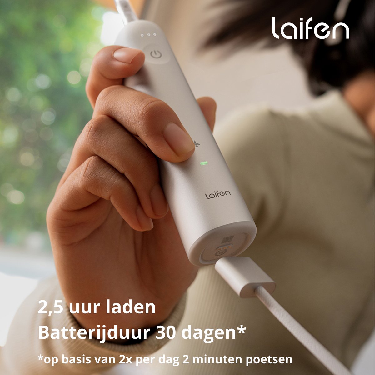 Laifen Wave Elektrische Tandenborstel Aluminium