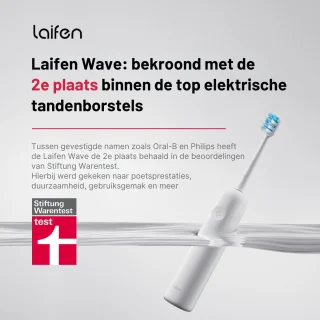 Laifen Wave Elektrische tandenborstel kunststof 3 opzetborstels