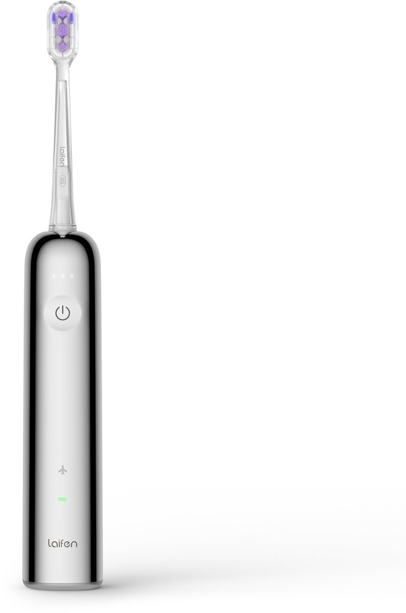 Laifen Wave Elektrische Tandenborstel RVS 3 Opzetborstels