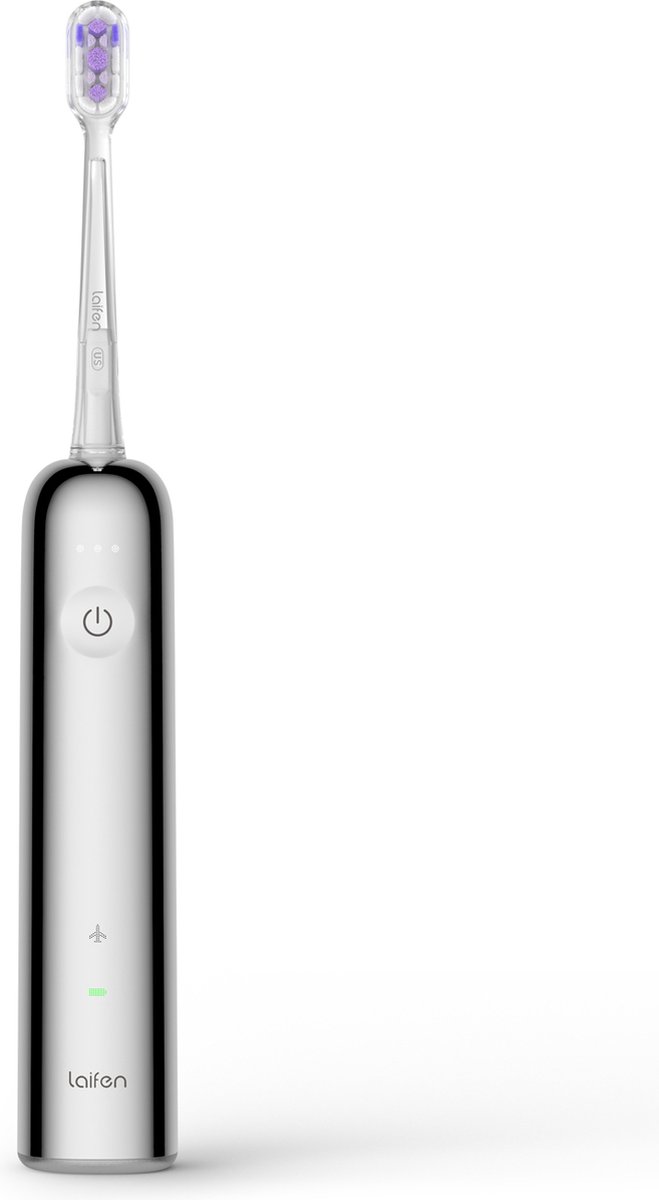Laifen Wave Elektrische Tandenborstel RVS 3-opzetborstels