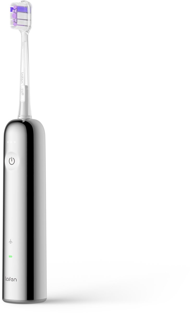 Laifen Wave Elektrische Tandenborstel RVS 3-opzetborstels