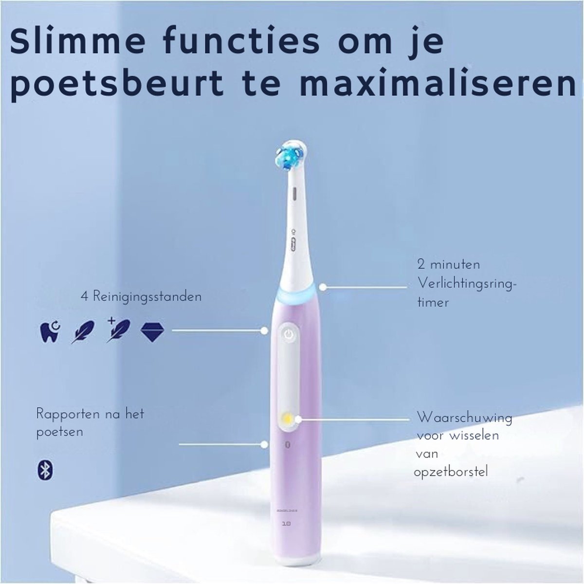 Lavendel Elektrische Tandenborstel Set