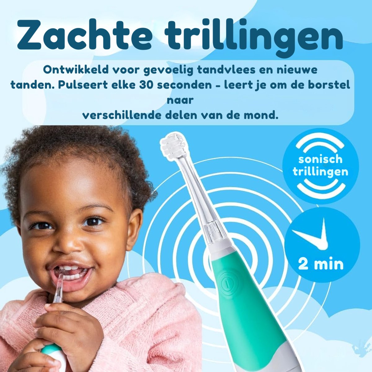 Wat vinden we goed aan de LifeStages Elektrische Tandenborstel Kind 0-36 Maanden