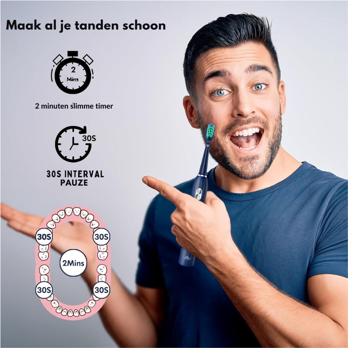 LifeStages Elektrische Tandenborstel Kind & Volwassenen