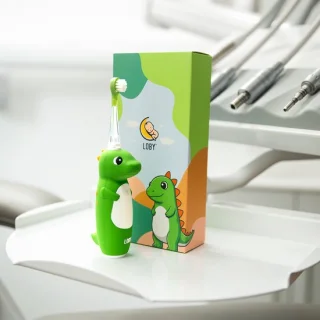 Loby Dinosaurus elektrische tandenborstel voor baby’s