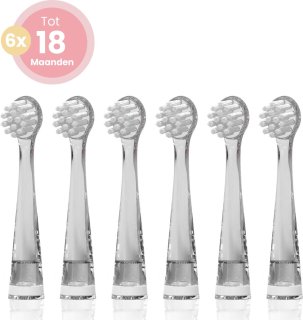 LoBy® Opzetborstels Set 6 Baby & Peuter