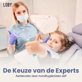 LoBy® Premium Elektrische Baby Tandenborstel 0-4 jaar Groen