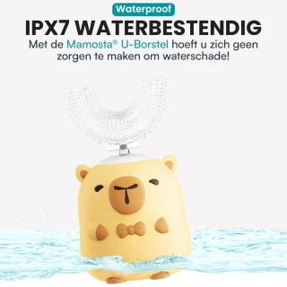 Mamosta® Capybara Smartbrush Elektrische U-vormige Tandenborstel voor Kinderen